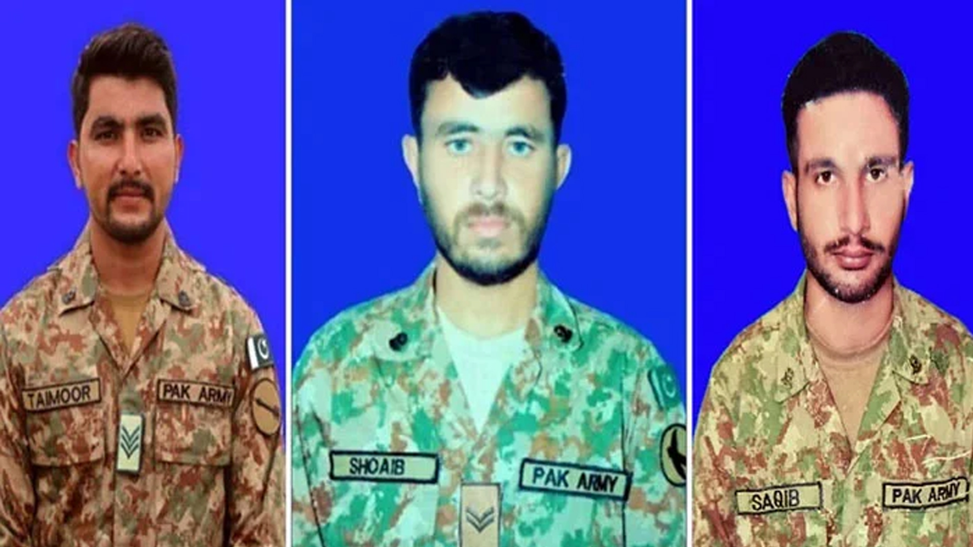 Three soldiers martyred